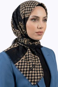 Desenlı Flamlı Eşarp 6518-21