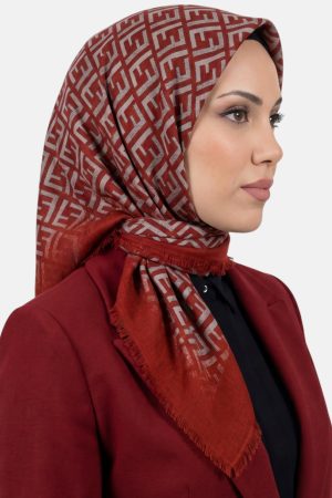 f5b0ec7f29eb4455929beee682e5f608.jpg Desenli Flamlı Dimi Eşarp 6539-25