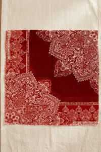 Yasemin  Desenli Flamlı Dimi Eşarp 6540-29