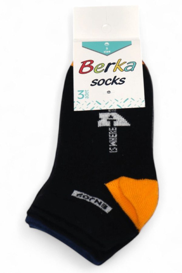 1c3b593cbfab4eab8fba0626abfa5fac.jpg Erkek 3 Lü Patik Çocuk Çorap (5-6 Yaş) 9409-9