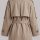 Astarlı Oversize Kısa Trençkot 20125-7