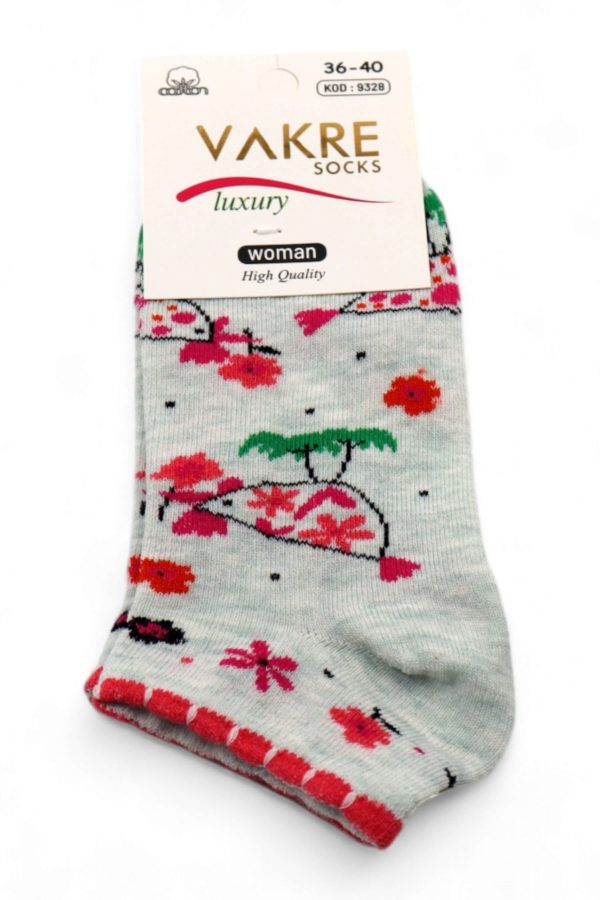 28efc3683d9a49968f00953668ecbf6c.jpg Vakre Socks Bayan Patik Çorap (36-40) 9004-2