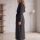 Astarlı Oversize Uzun Trençkot 20124-1
