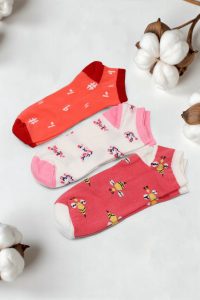 Kız Çocuk 3 Lü Patik Çorap (11-12 Yaş) 9508-3