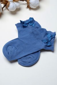 Xgri Polo Fiyonklu Bayan Patik Çorap (36-40) 9021-6