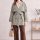 Astarlı Oversize Kısa Trençkot 20125-6