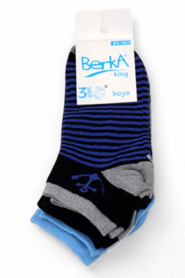 554d9af1d8f3478984fa759510ef2789.jpg Erkek 3 Lü Patik Çocuk Çorap (9-10 Yaş) 9408-2