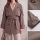 Astarlı Oversize Kısa Trençkot 20125-3