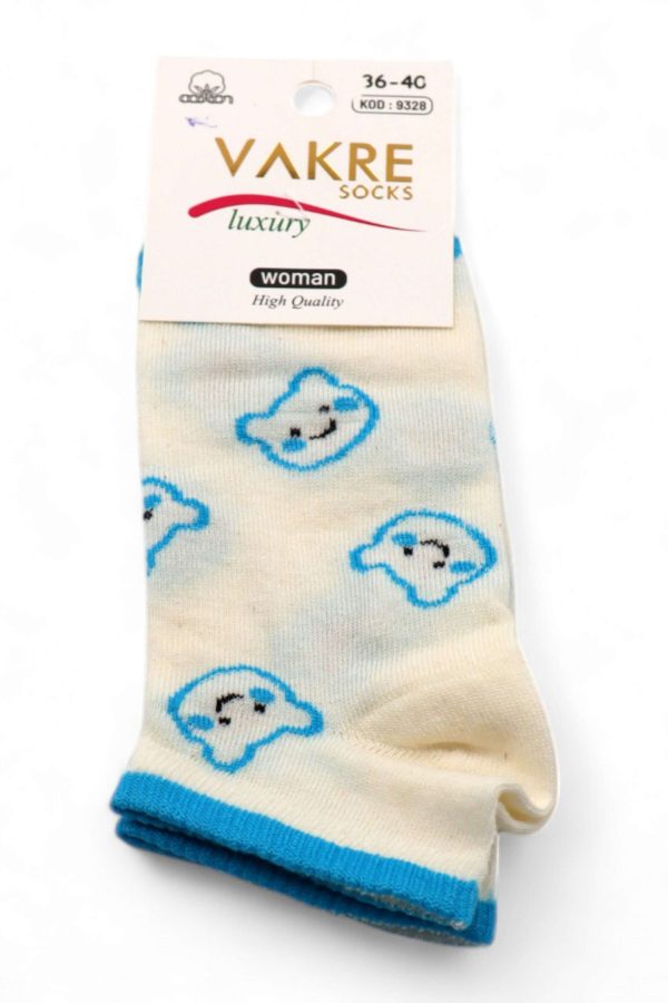 64c72c6621e7499cbd07ac2d1b7115e2.jpg Vakre Socks Bayan Patik Çorap (36-40) 9002-1
