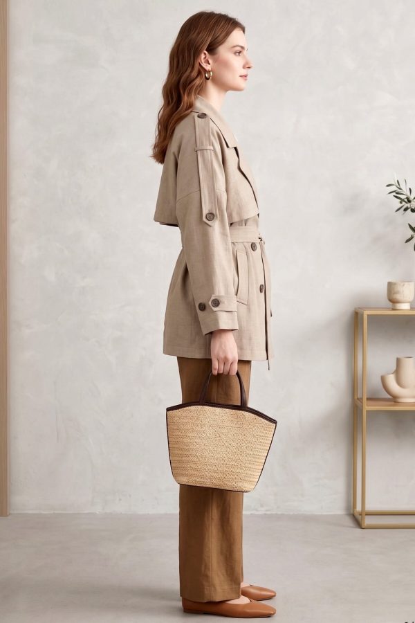 7fcd4024401d4a0d8a1779a7edce36e7.jpg Astarlı Oversize Kısa Trençkot 20125-7