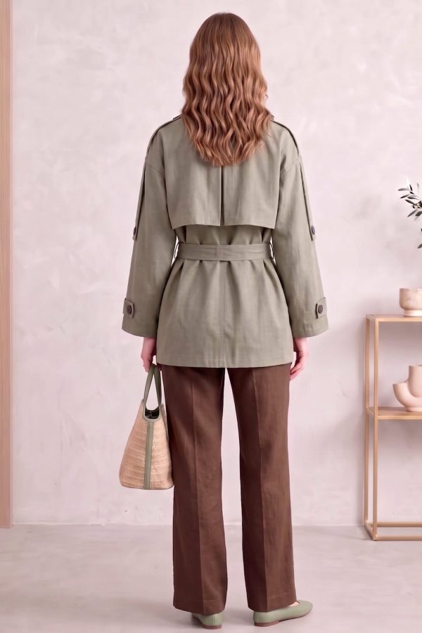 811b70c358794e52a9970b536b0c1f48.jpg Astarlı Oversize Kısa Trençkot 20125-6