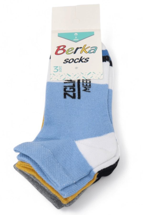 84b327fdaf6942ffbf031c991b0df269.jpg Erkek 3 Lü Patik Çocuk Çorap (5-6 Yaş) 9409-18