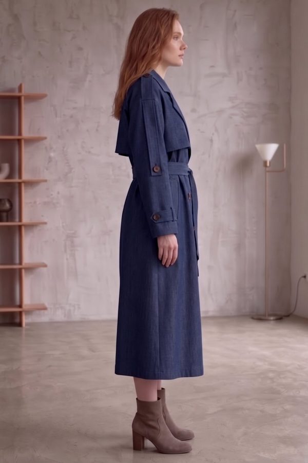 90e41bca92e24643a78682aae6f5bd7f.jpg Astarlı Oversize Uzun Trençkot 20124-4