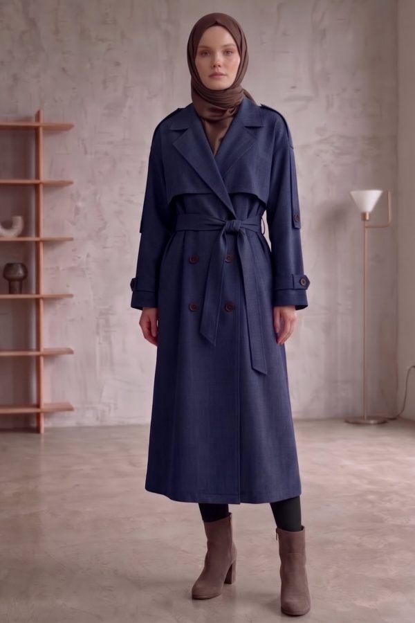 9acb171e2e4e4c009309655e67034d58.jpg Astarlı Oversize Uzun Trençkot 20124-4