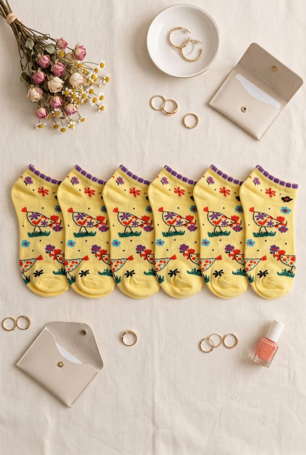 9f481e0200a84e2d9b1ede73599c1a5e.jpg Vakre Socks Bayan Patik Çorap (36-40) 9004-1
