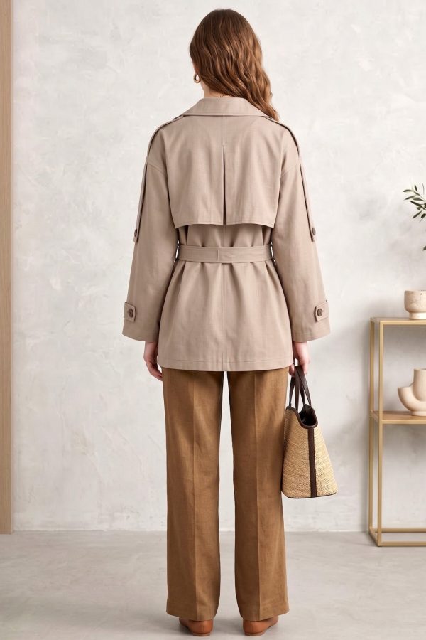 a308669940e145818d9d5d59b5219183.jpg Astarlı Oversize Kısa Trençkot 20125-7