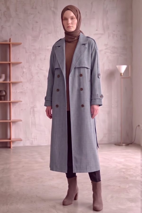 a92f28e0dfef46319c1da04e2755186e.jpg Astarlı Oversize Uzun Trençkot 20124-7