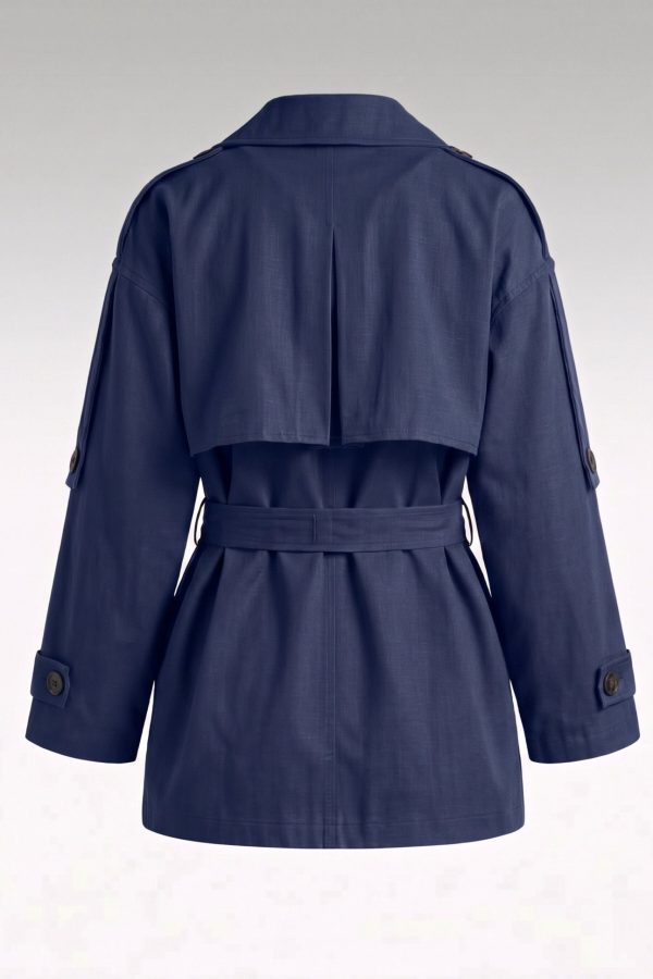 c8503bc5293d451c8228c55da1a192c9.jpg Astarlı Oversize Kısa Trençkot 20125-4