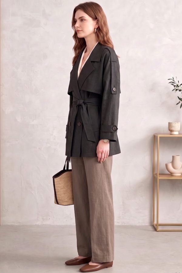 cfef013b437b465c88f93c19f6dc4493.jpg Astarlı Oversize Kısa Trençkot 20125-1