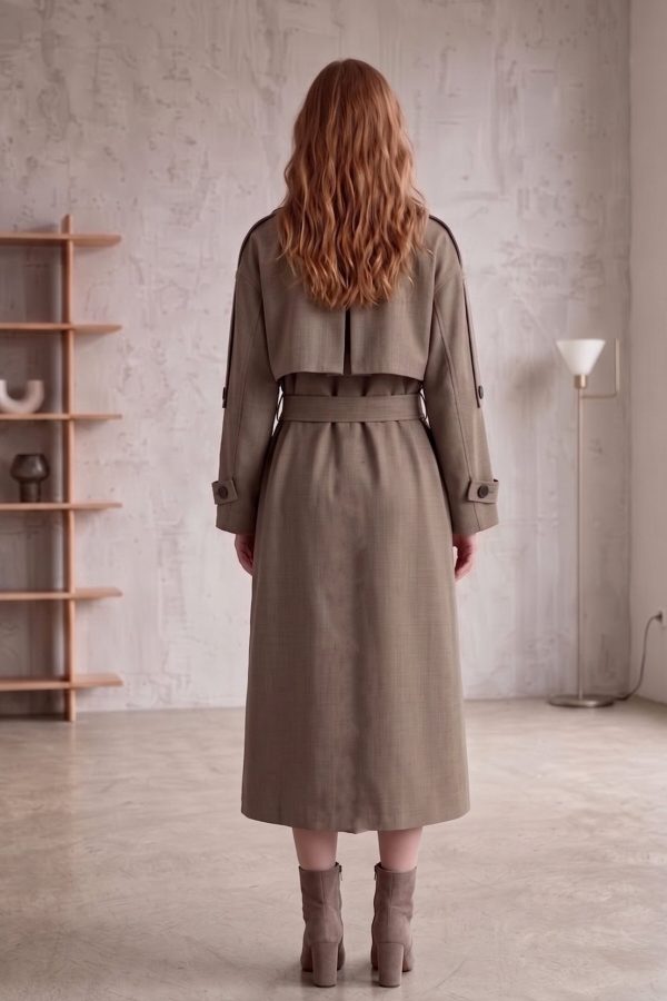 e091a483115d4558b76c8a672414afcb.jpg Astarlı Oversize Uzun Trençkot 20124-3
