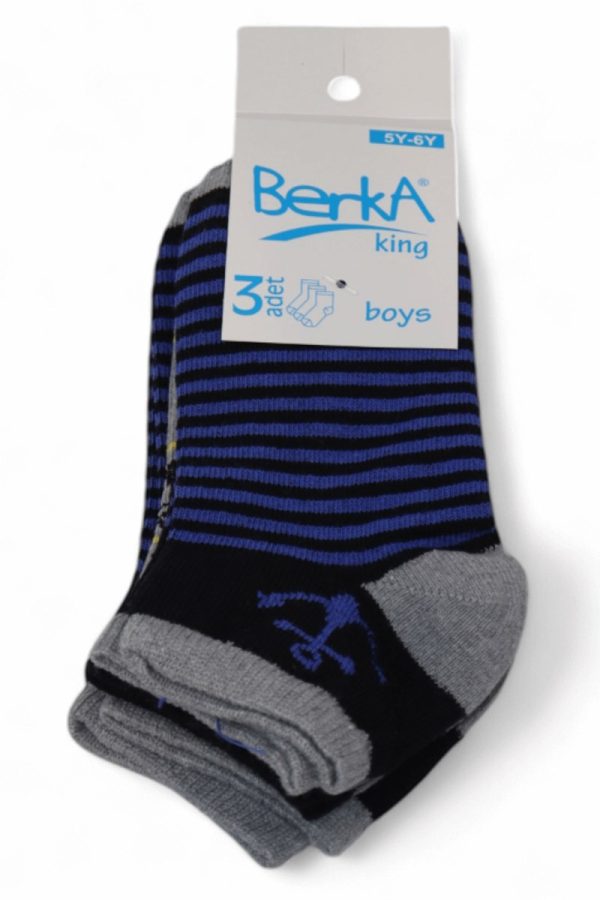 e74b1df2c0154558b1f942c7c8317c97.jpg Erkek 3 Lü Patik Çocuk Çorap (5-6 Yaş) 9409-3