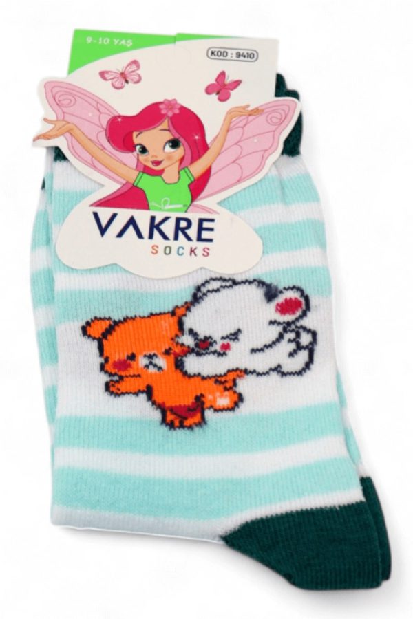 Kız Çocuk Çorap (9-10 Yaş) 9703-3