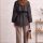 Astarlı Oversize Kısa Trençkot 20125-1