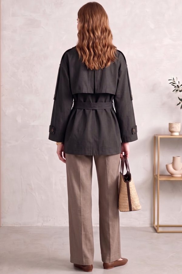 e904118bd28d49b2970433c2f2762685.jpg Astarlı Oversize Kısa Trençkot 20125-1