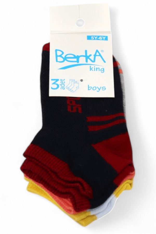 fffba8126e4b4618bee9525ffc5980ab.jpg Erkek 3 Lü Patik Çocuk Çorap (5-6 Yaş) 9409-11