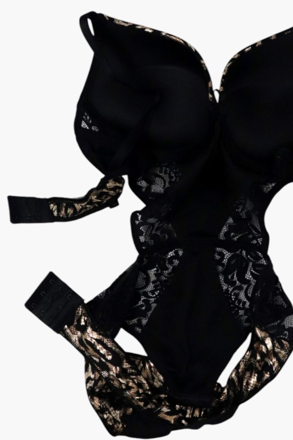 Tılsım 830 Leopar Desenli Destekli Bodysuit 3508-1